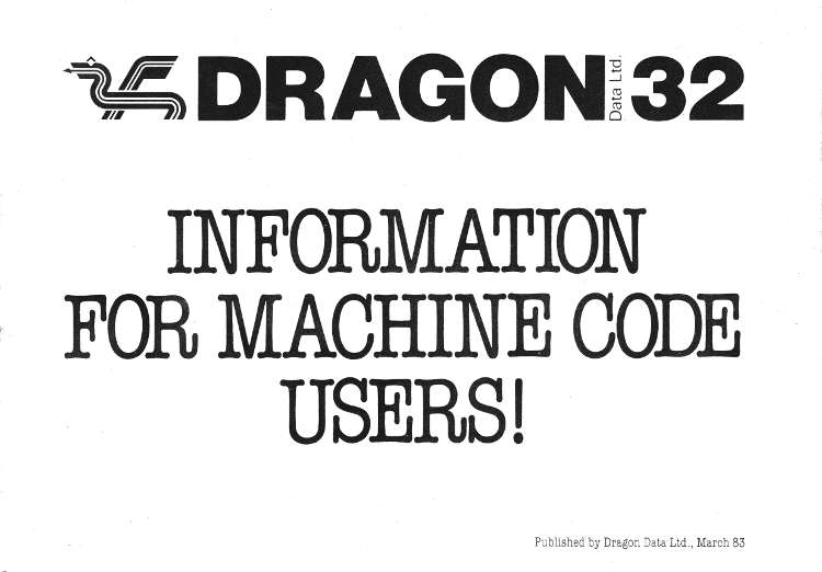 Info For M/C Users, B/W for printing