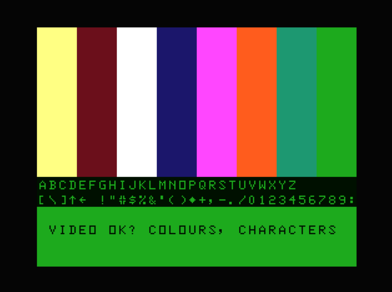 Colour Bar Screenshot