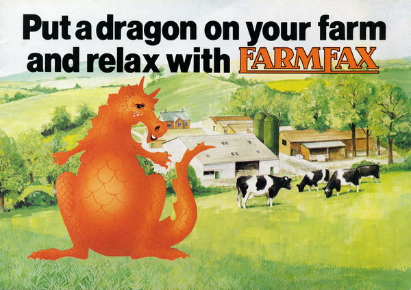 Put a Dragon on the farm and relax leaflet front