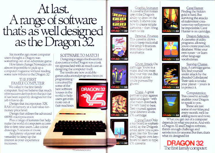 At last a range of software advert