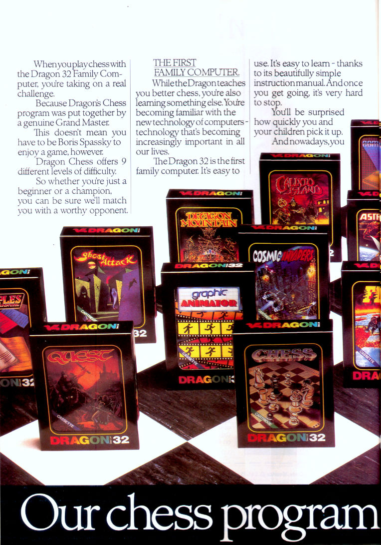 Our Chess Advert Left Page