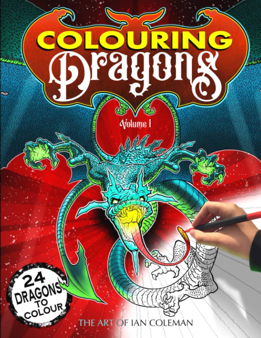 Ian's Dragon Colouring Book