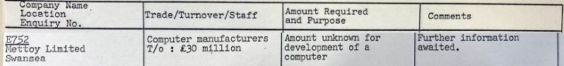 April 1982 Mettoy enquiry